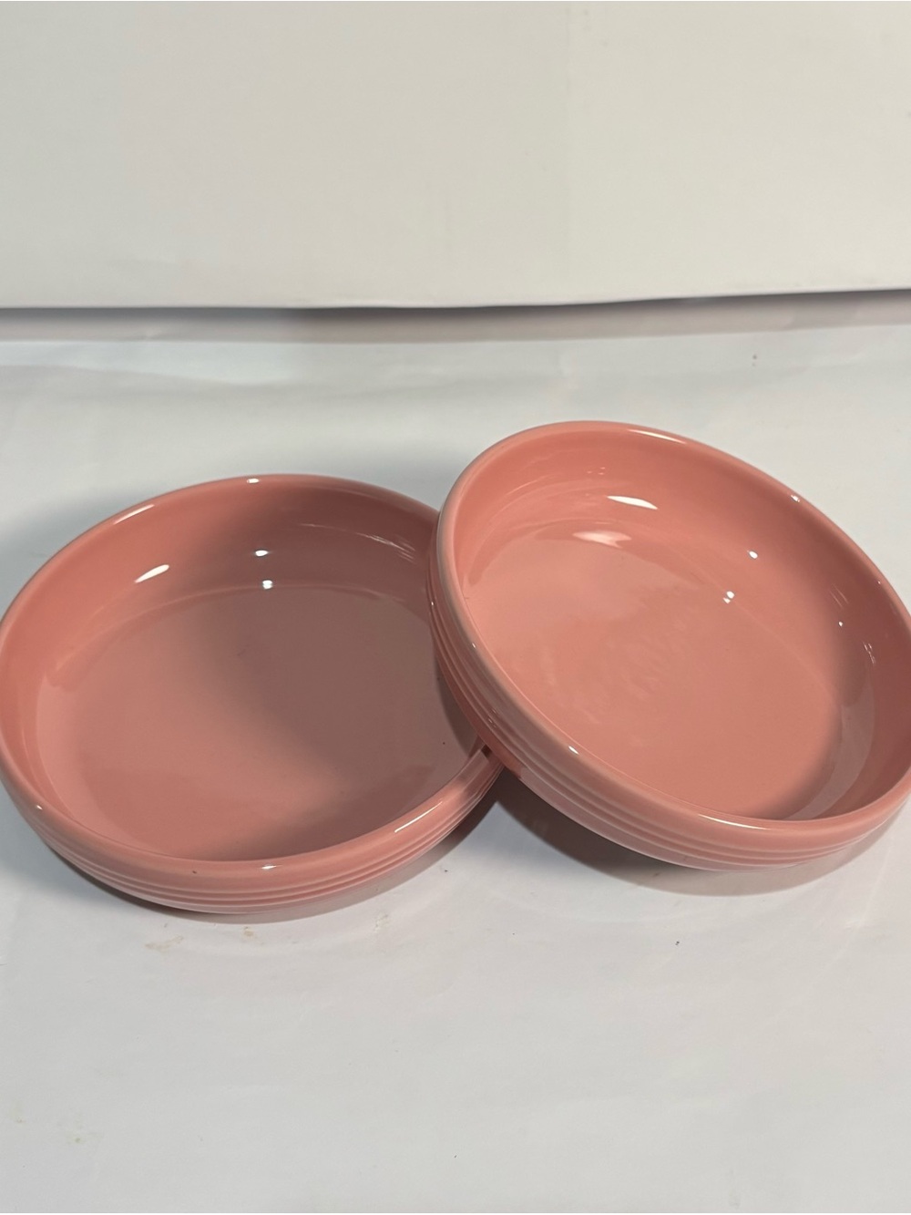 Le Creuset Pink Ceramic Serving Bowls - Set of 2